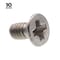 Prime-Line M2-0.40 x 4 mm Phillips Flat Machine Screw, Plain 316 Stainless Steel, 10 PK 9120590 - alternate 2